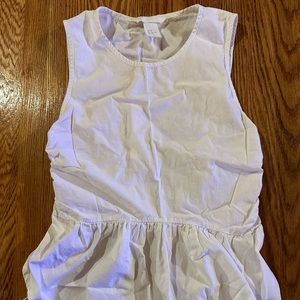 H&M White sleeveless top